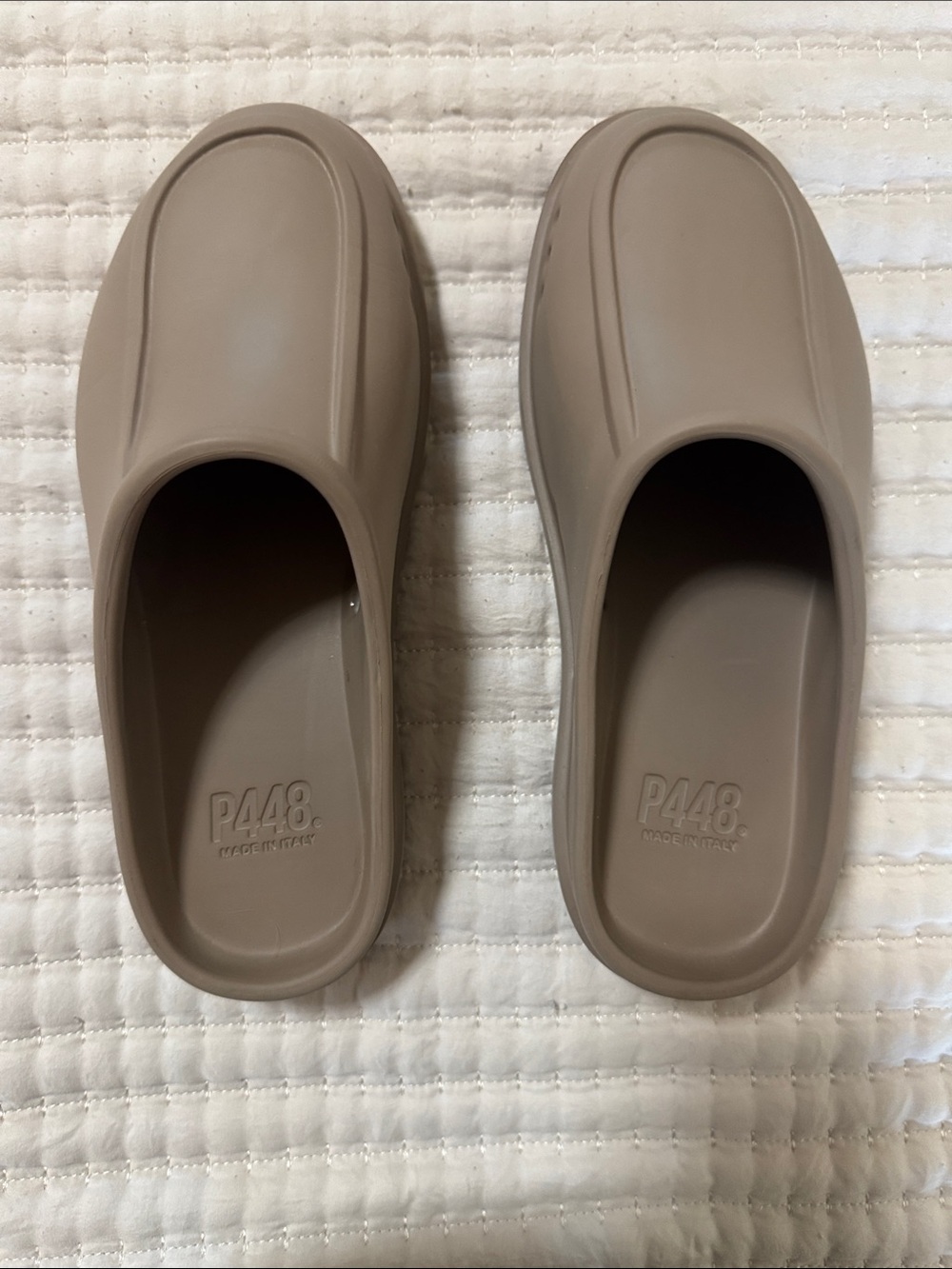 P448 Flo Slip-On Clog in Taupe for Women